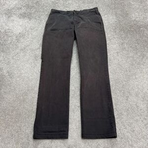 Nifty Genius Brushed Stretch Cotton Lined Pants MEns 32 Dark Gray Straight Leg